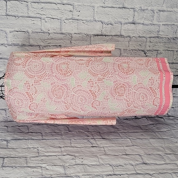 VINEYARD‎ VINES Mosiac Floral Print Cover Up Dress Medium - Picture 6 of 9